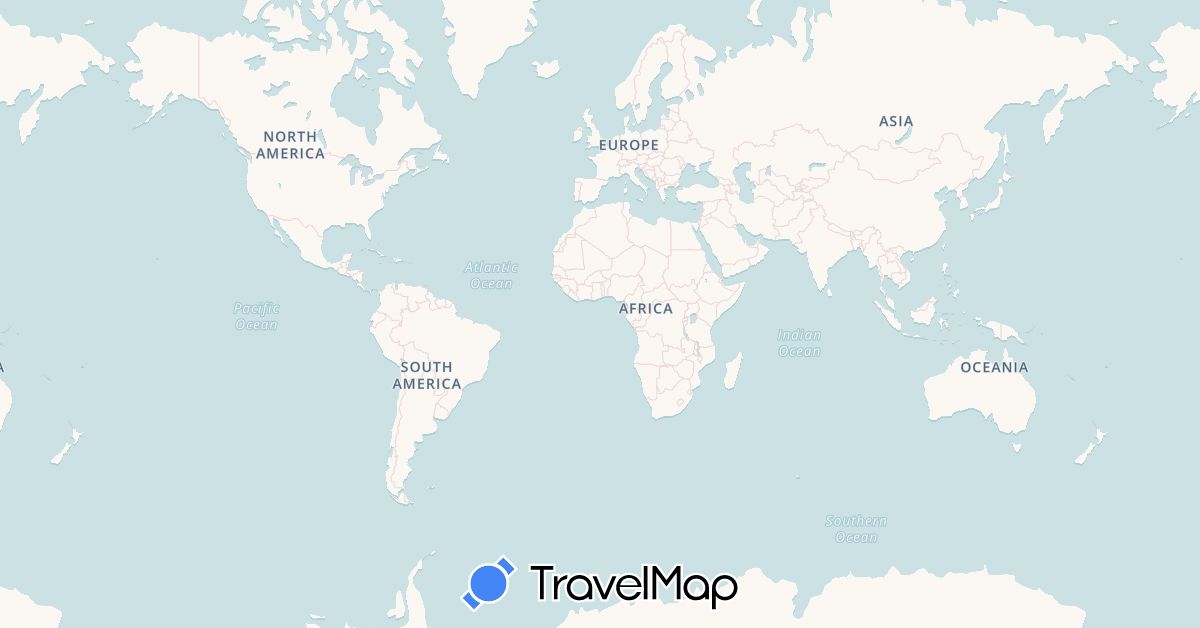 TravelMap itinerary: driving in Åland Islands, Germany, Finland, France, Netherlands, Norway, Sweden (Europe)